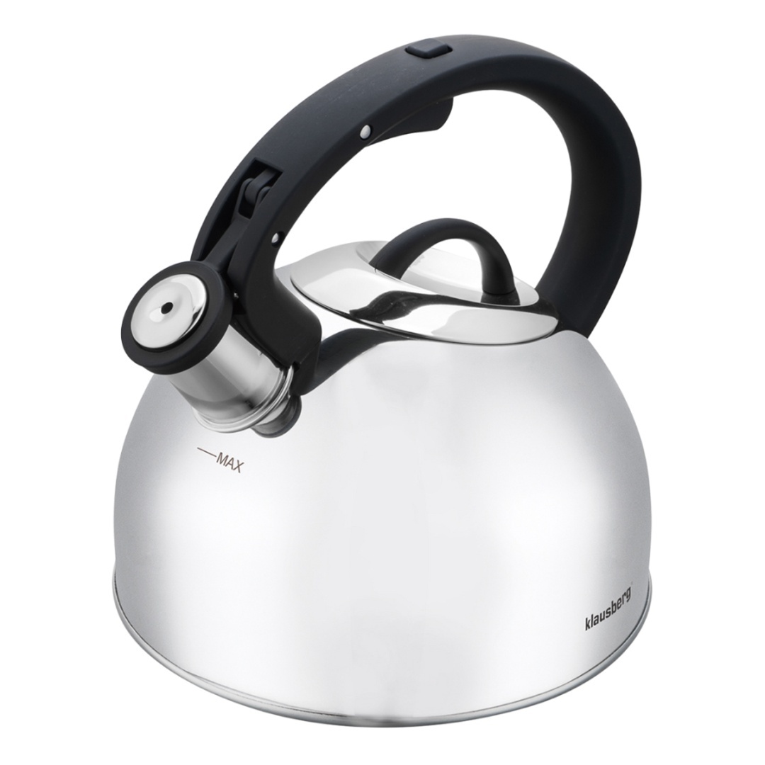 CZAJNIK STALOWY Z GWIZDKIEM 2,5L KLAUSBERG KB-7910